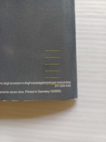 BMW R 1200 GS 2004 depliant italiano originale