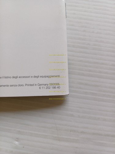 BMW R 1200 GS 2006 depliant italiano originale