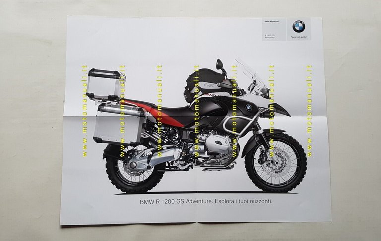 BMW R 1200 GS Adventure Tour Cina 2005 depliant poster …