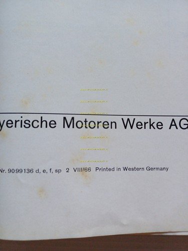 BMW R 26 - R 27 1966 manuale officina riparazione …
