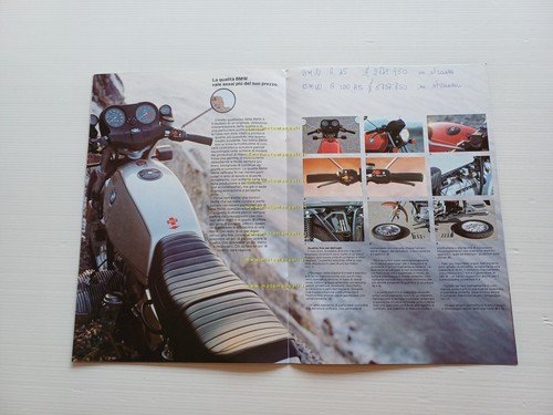 BMW R 45 - R 65 1978 depliant ITALIANO originale