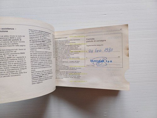 BMW R 45 - R 65 1978 manuale uso manutenzione …