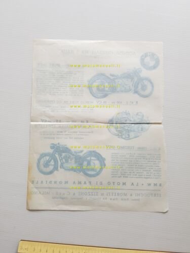 BMW R 51/3 Sport - R 25/2 1953 depliant originale …