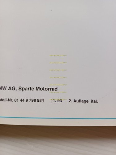 BMW R 80 GS - R 100 GS 1993-94 manuale …