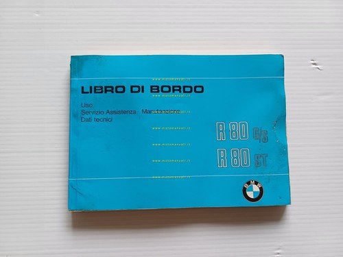 BMW R 80 G/S - R 80 ST 1983 manuale …
