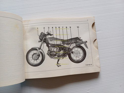 BMW R 80 G/S - R 80 ST 1983 manuale …