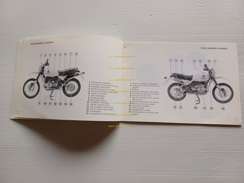 BMW R 80 GS BASIC 1996 opuscolo Supplemento italiano originale …