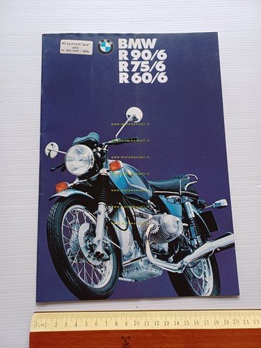 BMW R 90.6 - 75.6 - 60.6 1974 depliant moto …