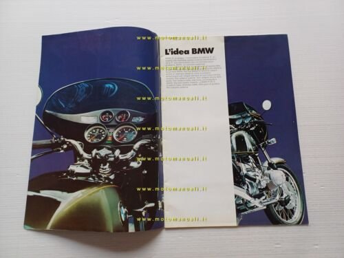 BMW R 90 S 1974 depliant moto originale ITALIANO