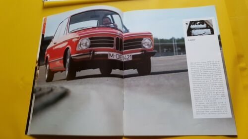 BMW Touring 1.6- 1.8- 2.0- 20 tii 1971 depliant italiano …