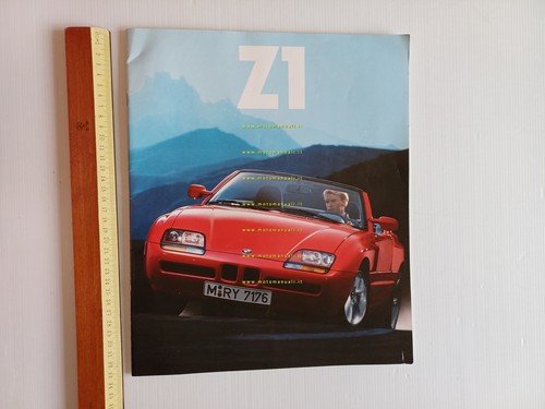 BMW Z1 1989 depliant grande formato italiano originale