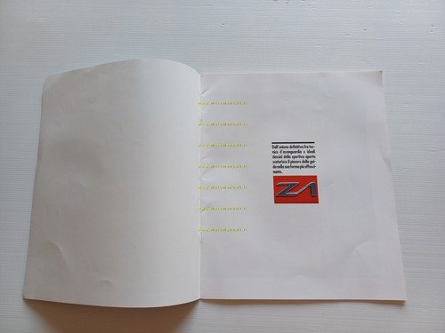 BMW Z1 1989 depliant grande formato italiano originale