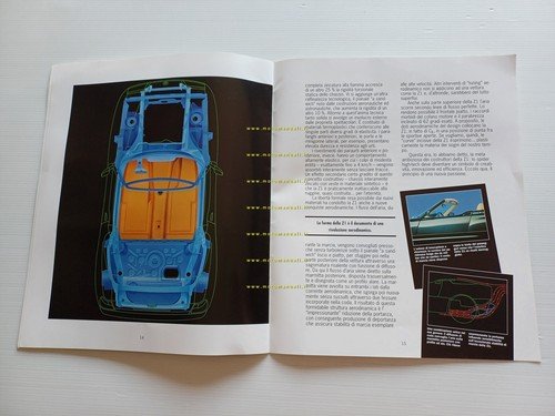 BMW Z1 1989 depliant grande formato italiano originale