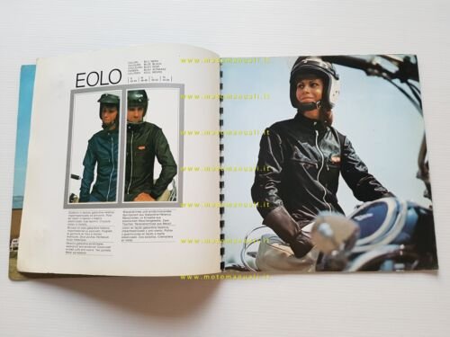 Boeri Sport catalogo generale abbigliamento moto anni 70 originale