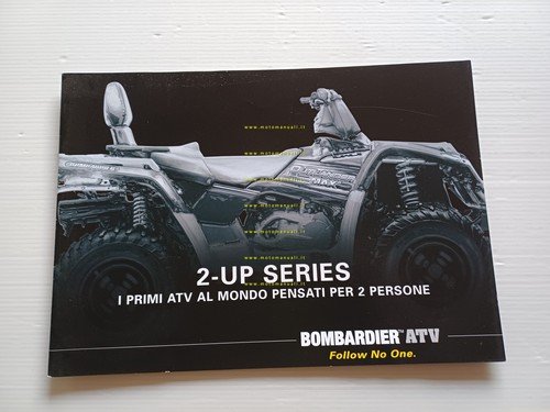 Bombardier produzione ATV modelli 2003 depliant catalogo italiano originale