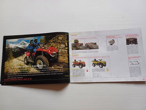 Bombardier produzione ATV modelli 2003 depliant catalogo italiano originale