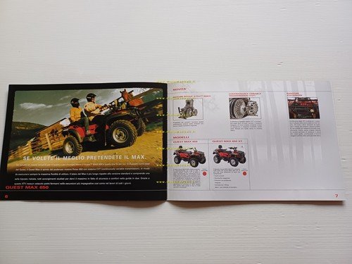 Bombardier produzione ATV modelli 2003 depliant catalogo italiano originale
