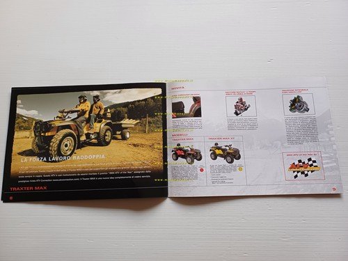 Bombardier produzione ATV modelli 2003 depliant catalogo italiano originale