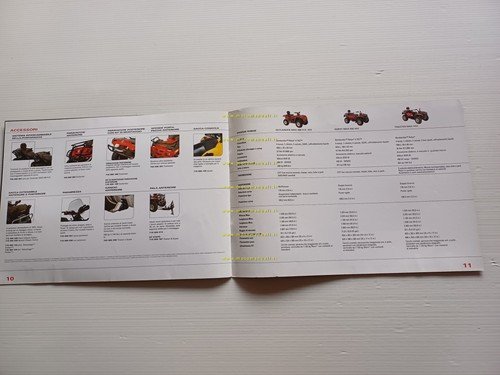 Bombardier produzione ATV modelli 2003 depliant catalogo italiano originale