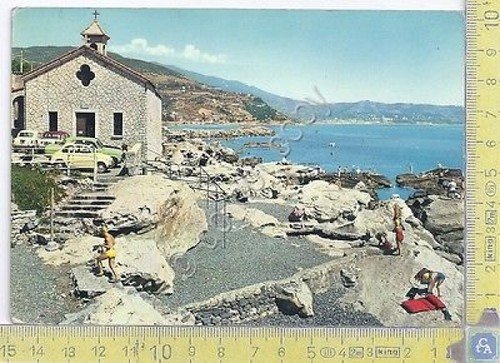 Bordighera - Sant'Ampelio con auto d'epoca - 1969