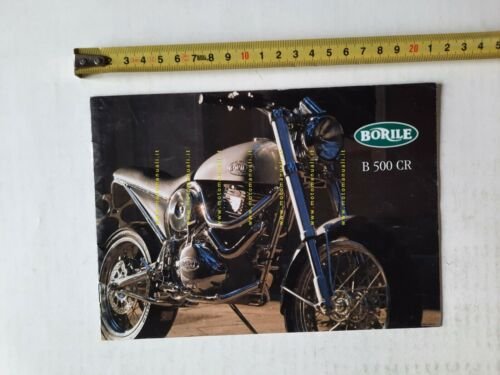 Borile B 500 CR moto anni 90 depliant catalogo originale