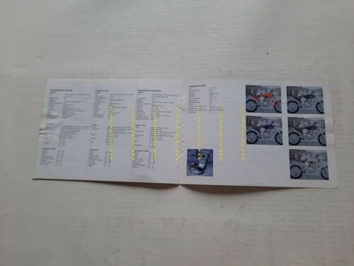 Borile B 500 CR moto anni 90 depliant catalogo originale