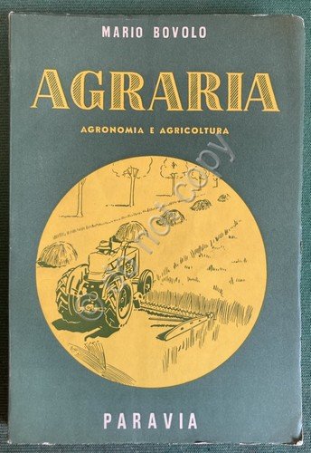 Bovolo - Agraria - Agronomia e Agricoltura - Paravia 1960 … | Immagine principale