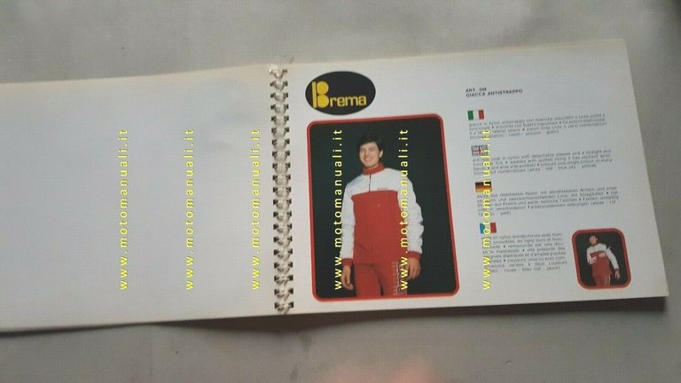 BREMA Catalogo Abbigliamento Fuoristrada anni 70 depliant originale brochure