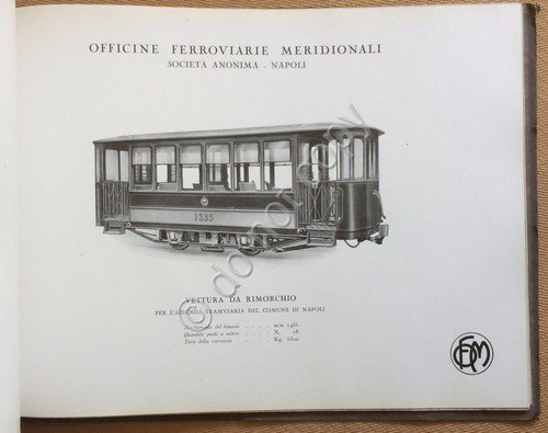 Brochure - Società Anonima Officine Ferroviarie Meridionali Napoli - Anni … | Immagine Gallery 2