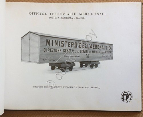 Brochure - Società Anonima Officine Ferroviarie Meridionali Napoli - Anni … | Immagine Gallery 3