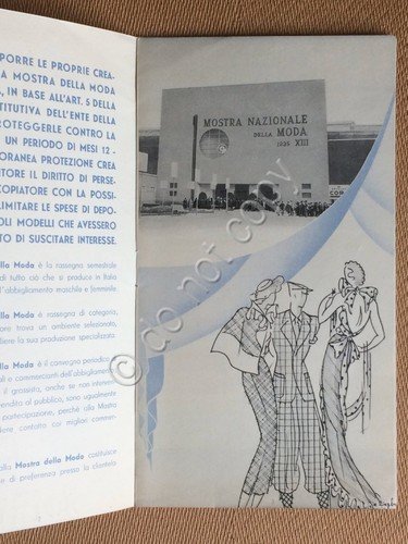 Brochure promozionale - V Mostra della Moda - 12/18 Aprile … | Immagine Gallery 2