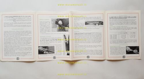 Browning FN carabine 22 mm Mod. A depliant originale anni …