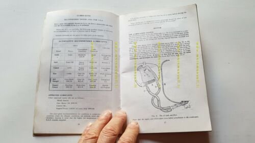 BSA 500-650 A50-A65FSLT 1972 manuale uso INGLESE originale OWNER'S MANUAL