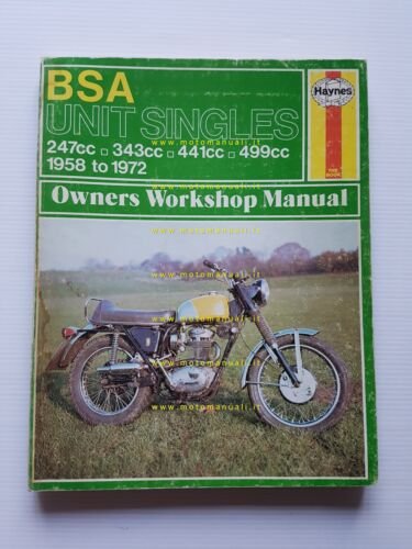 BSA tutti modelli 250 - 350 - 450 - 500 …
