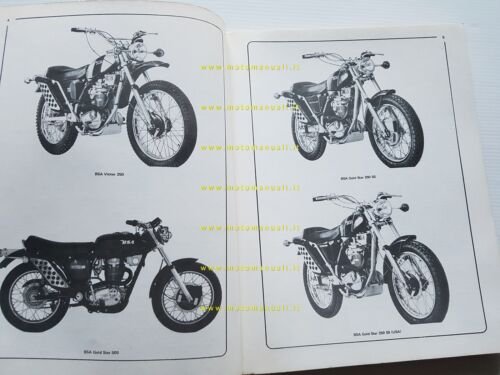 BSA tutti modelli 250 - 350 - 450 - 500 …