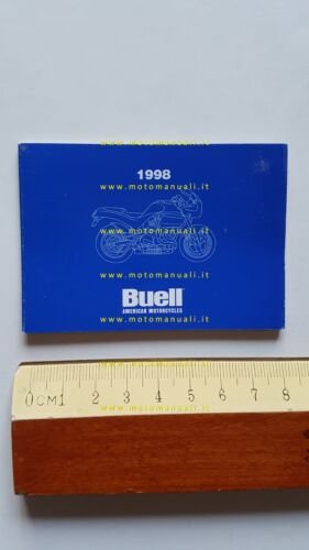 BUELL produzione modelli 1998 depliant originale