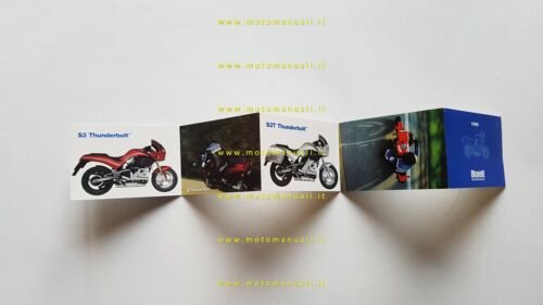 BUELL produzione modelli 1998 depliant originale