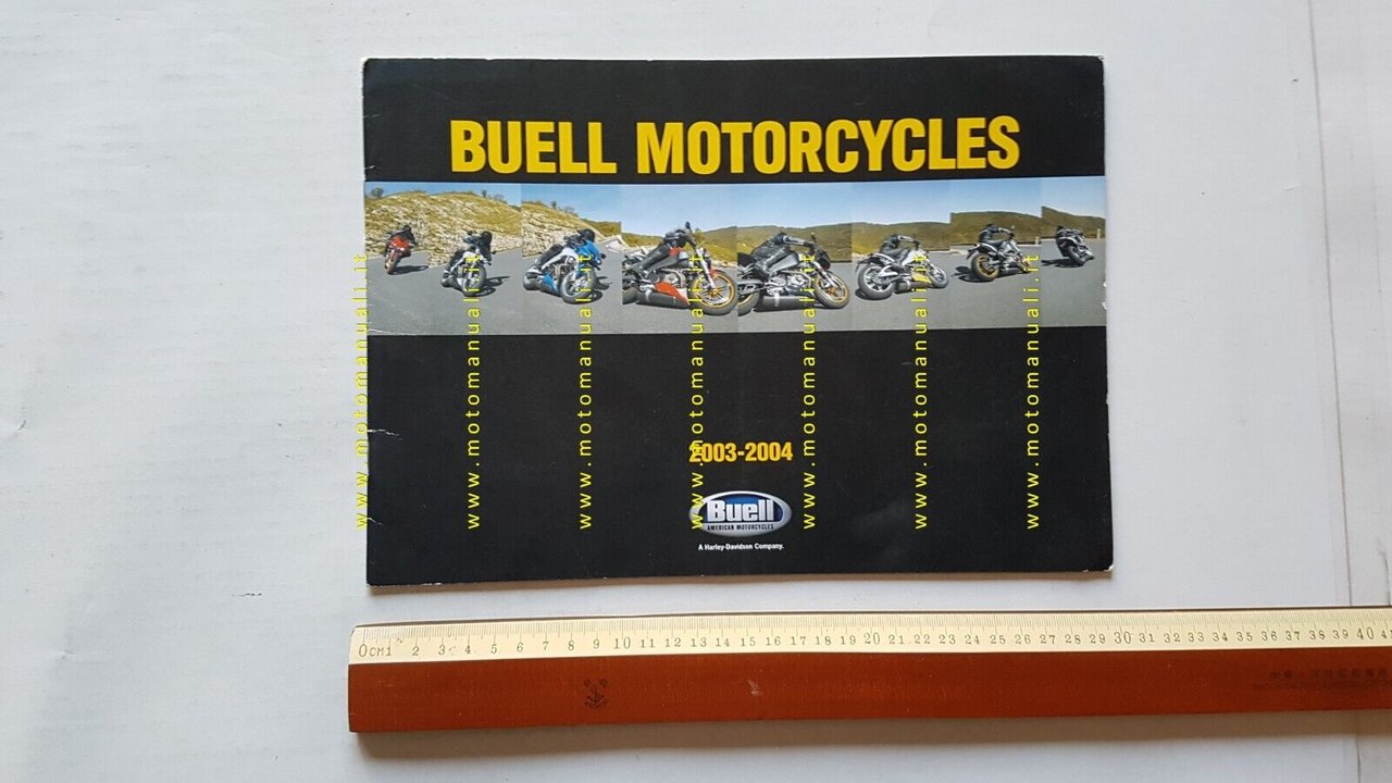 Buell produzione modelli 2003-04 depliant originale ITALIANO