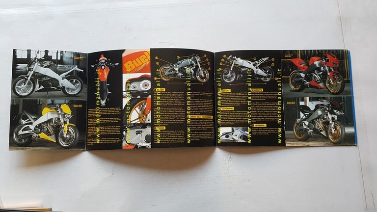Buell produzione modelli 2003-04 depliant originale ITALIANO