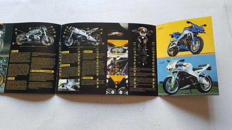 Buell produzione modelli 2003-04 depliant originale ITALIANO