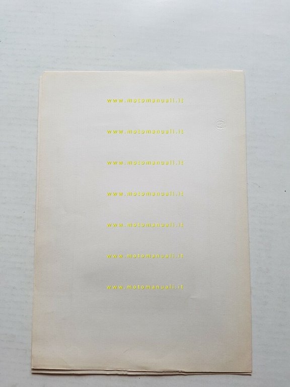 Bultaco Alpina 250 1977 scheda omologazione DGM originale Motorizzazione