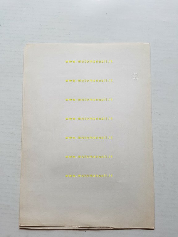 Bultaco Alpina 250 1977 scheda omologazione DGM originale Motorizzazione