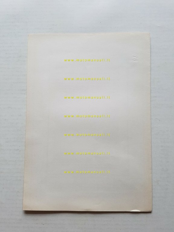 Bultaco Alpina 350 1977 scheda omologazione DGM originale Motorizzazione