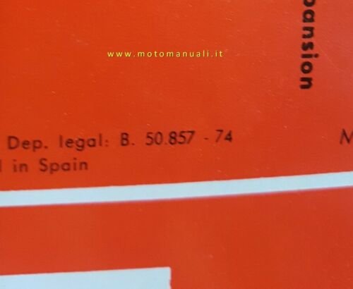 Bultaco Frontera 360-250 1974 depliant originale brochure