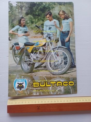 Bultaco Lobito 75 - 125 - 175 trial 1974 depliant …