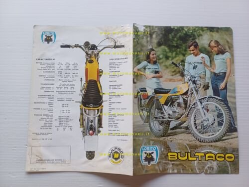 Bultaco Lobito 75 - 125 - 175 trial 1974 depliant …