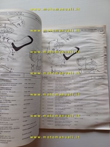 Bultaco Lobito 75-80 1998-2000 catalogo ricambi originale