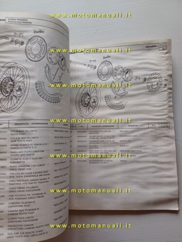 Bultaco Lobito 75-80 1998-2000 catalogo ricambi originale
