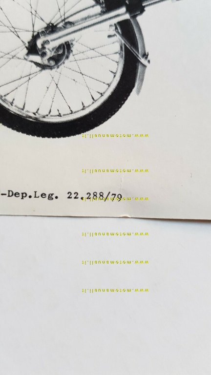 Bultaco produzione modelli 1979 depliant FRANCESE originale brochure