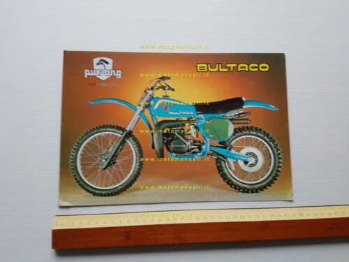 Bultaco Pursang 250-370 MK 11 cross 1977 depliant originale ITALIANO